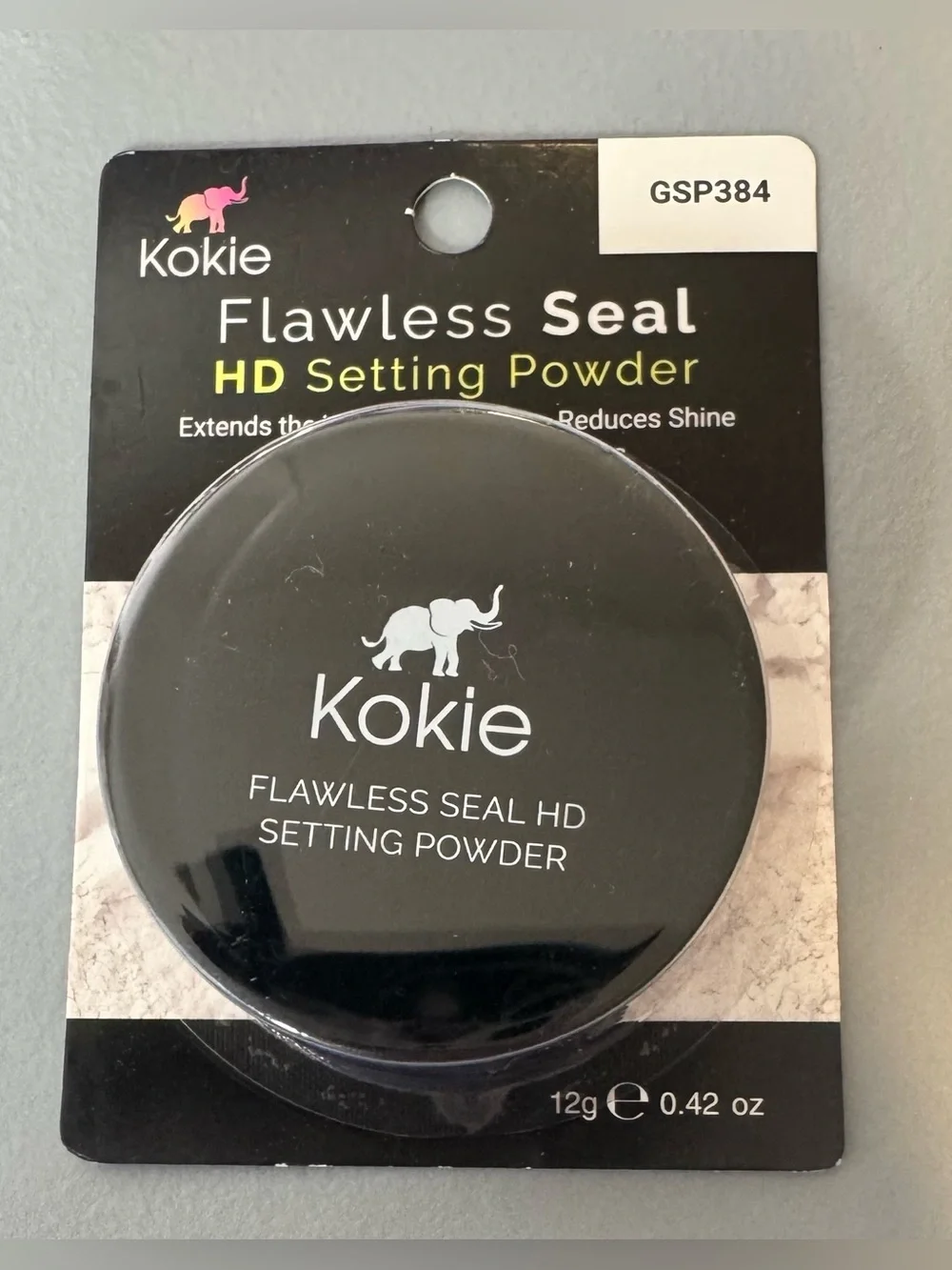 Kokie Flawless Seal HD Setting Powder - Black Compact